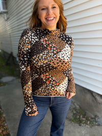 Floral Patchwork Long Sleeve