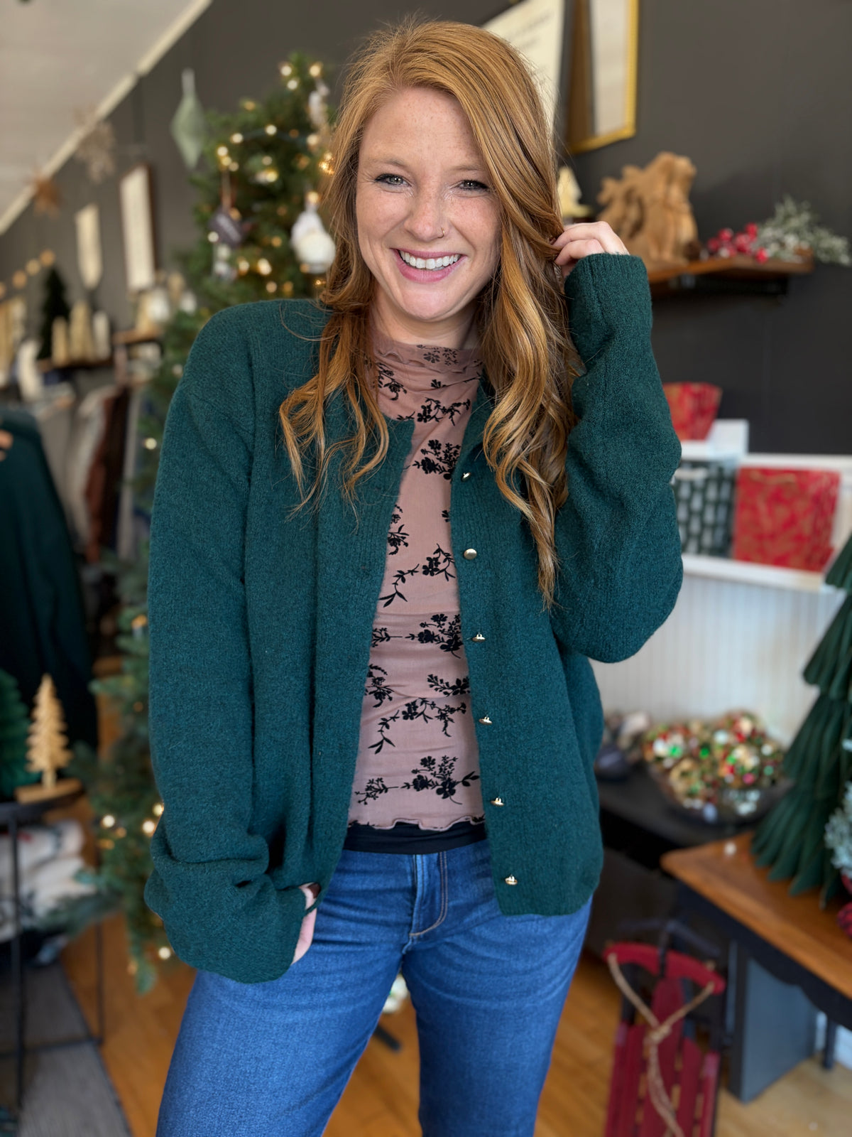 Evergreen Knit Cardigan