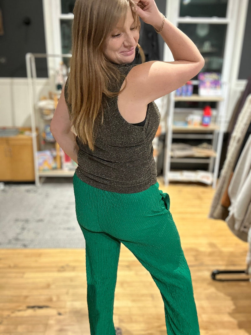 Emerald Glam Pants