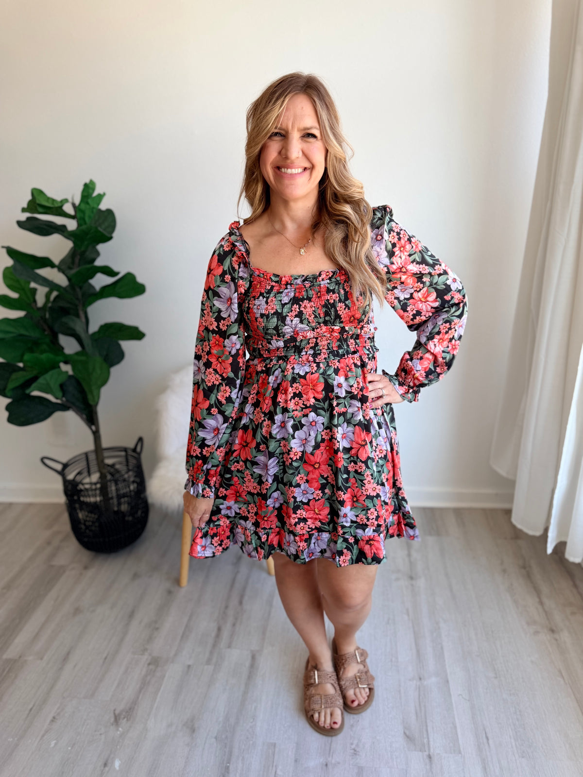 Garden Stroll Smocked Dress