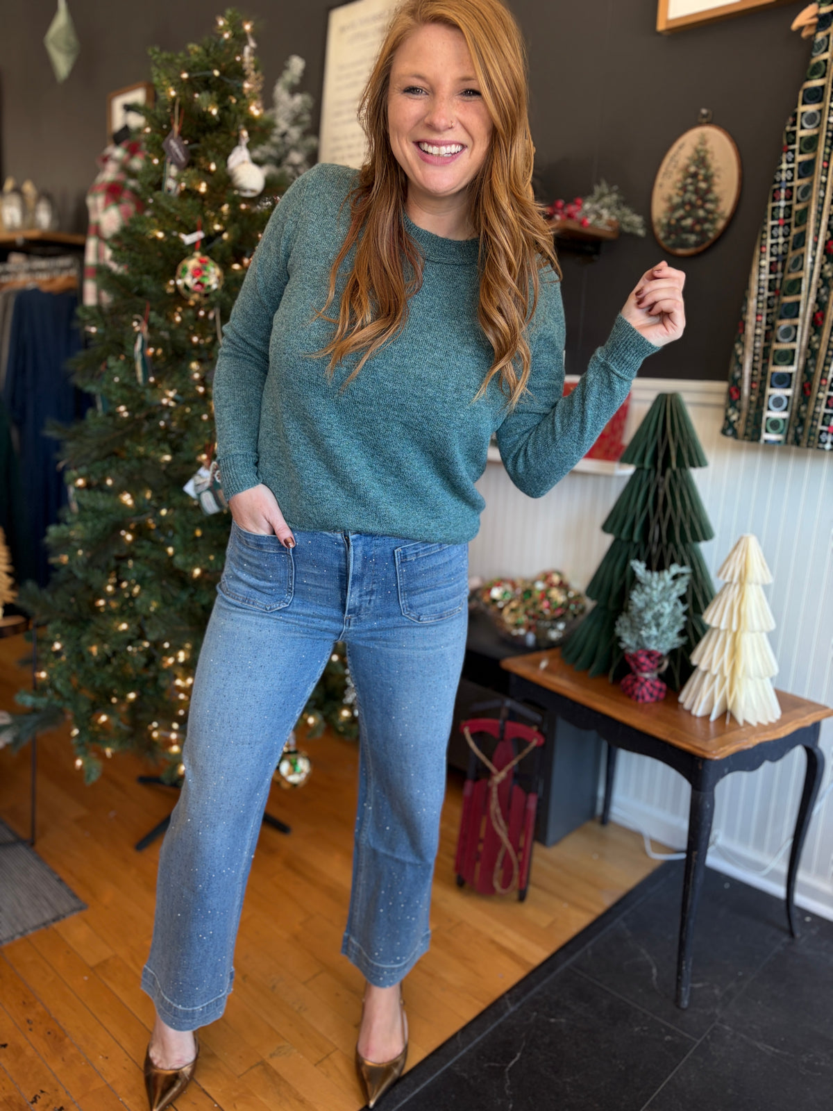 Forest Pine Sweater