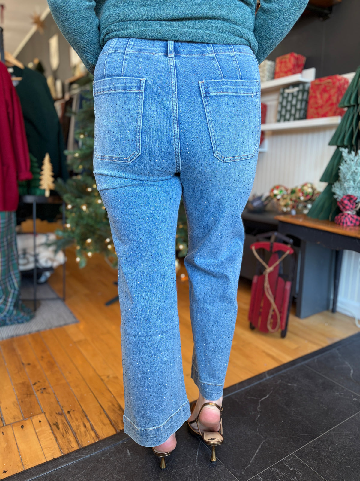 Vintage Wash Sparkle Jeans