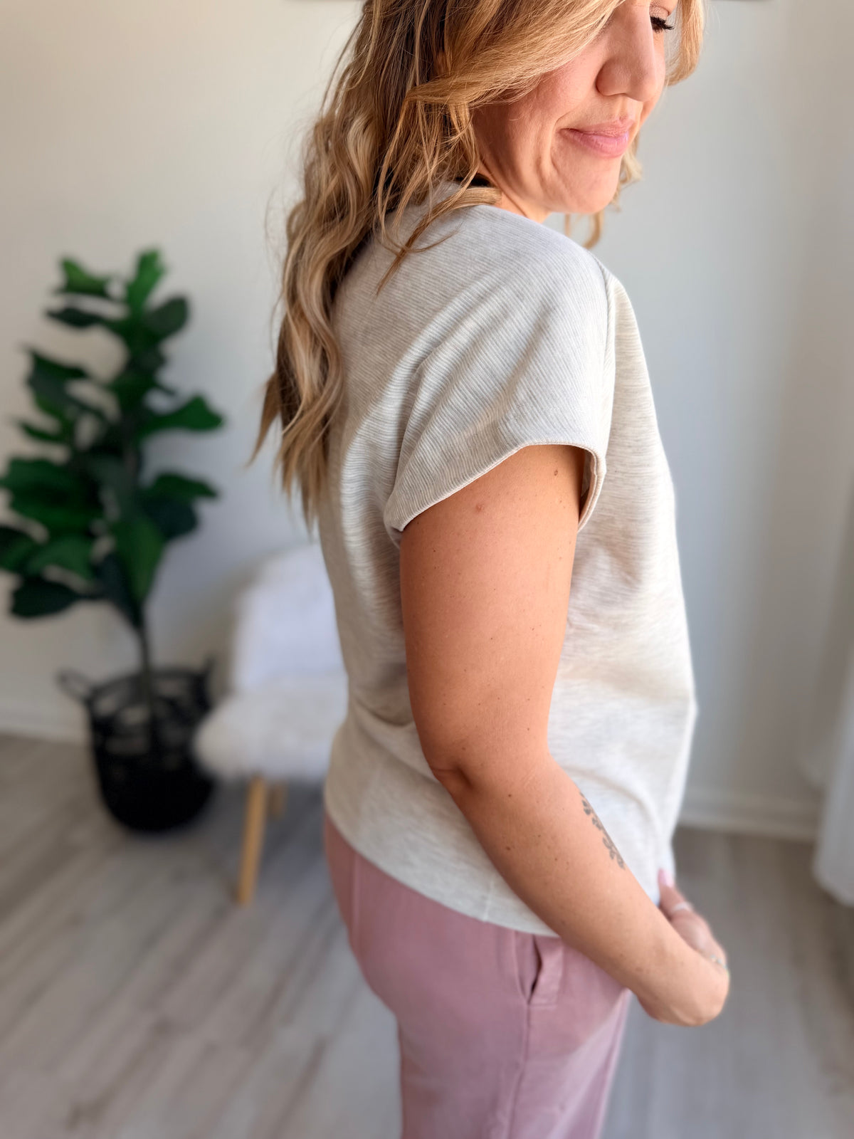 Core Ribbed Knit Top