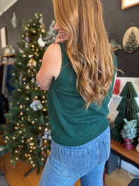 Holiday Lane Sparkle Sweater Vest