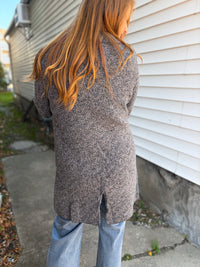 Charcoal Sweater Cardigan