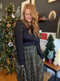 Evening Glow Maxi Skirt