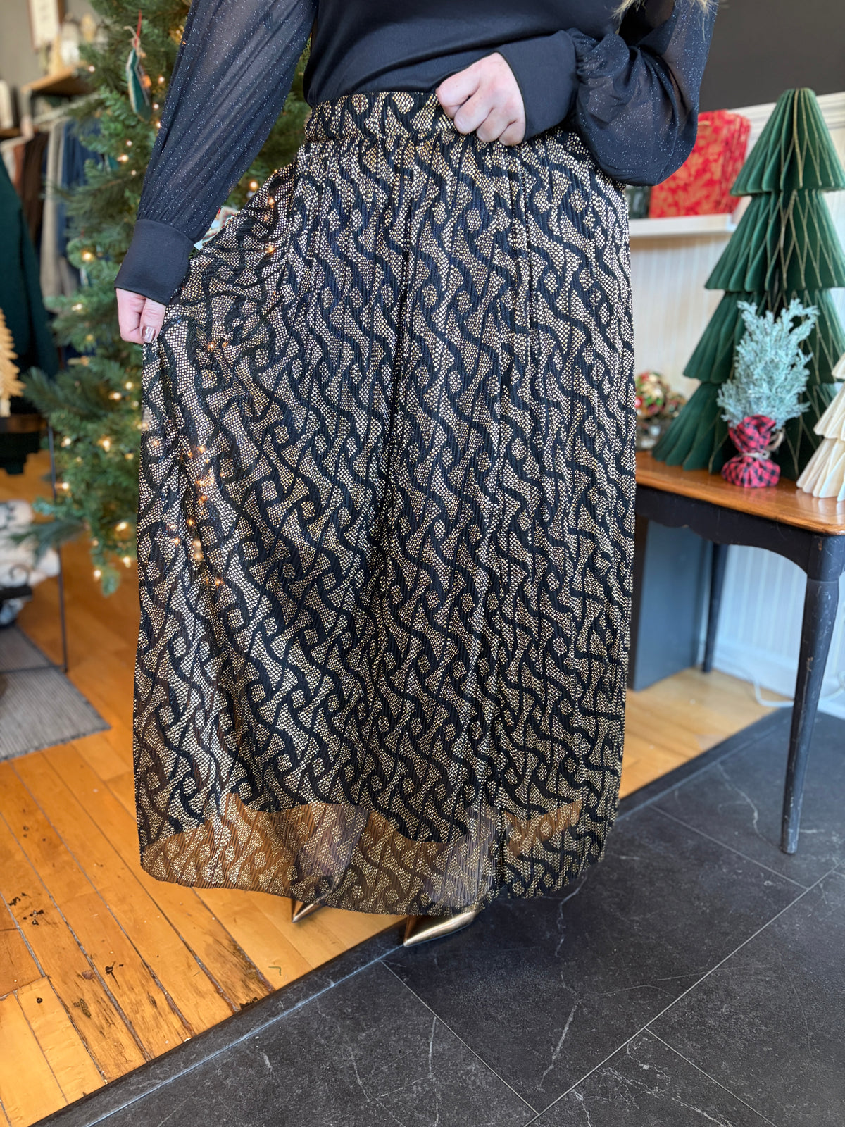 Evening Glow Maxi Skirt