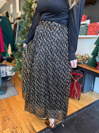 Evening Glow Maxi Skirt