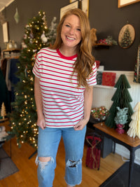 Ruby Striped Tee