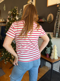 Ruby Striped Tee