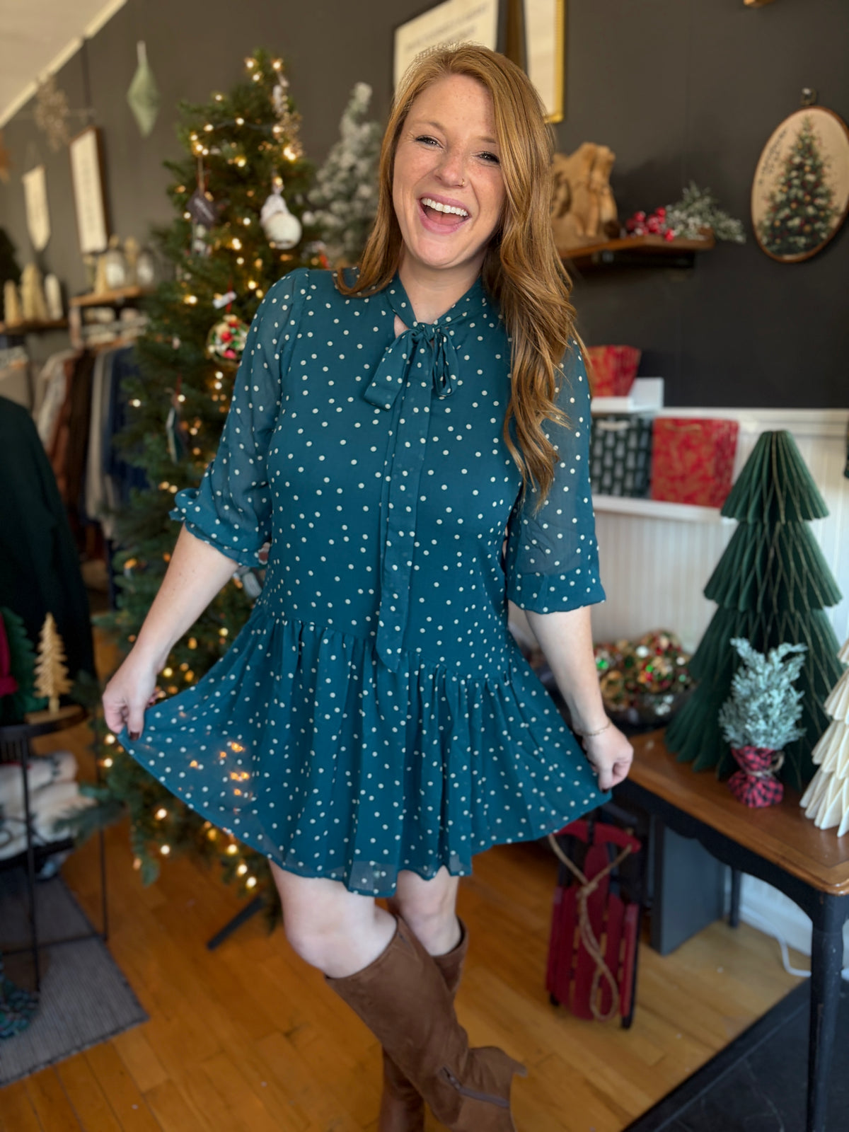 Juniper Dot Dress