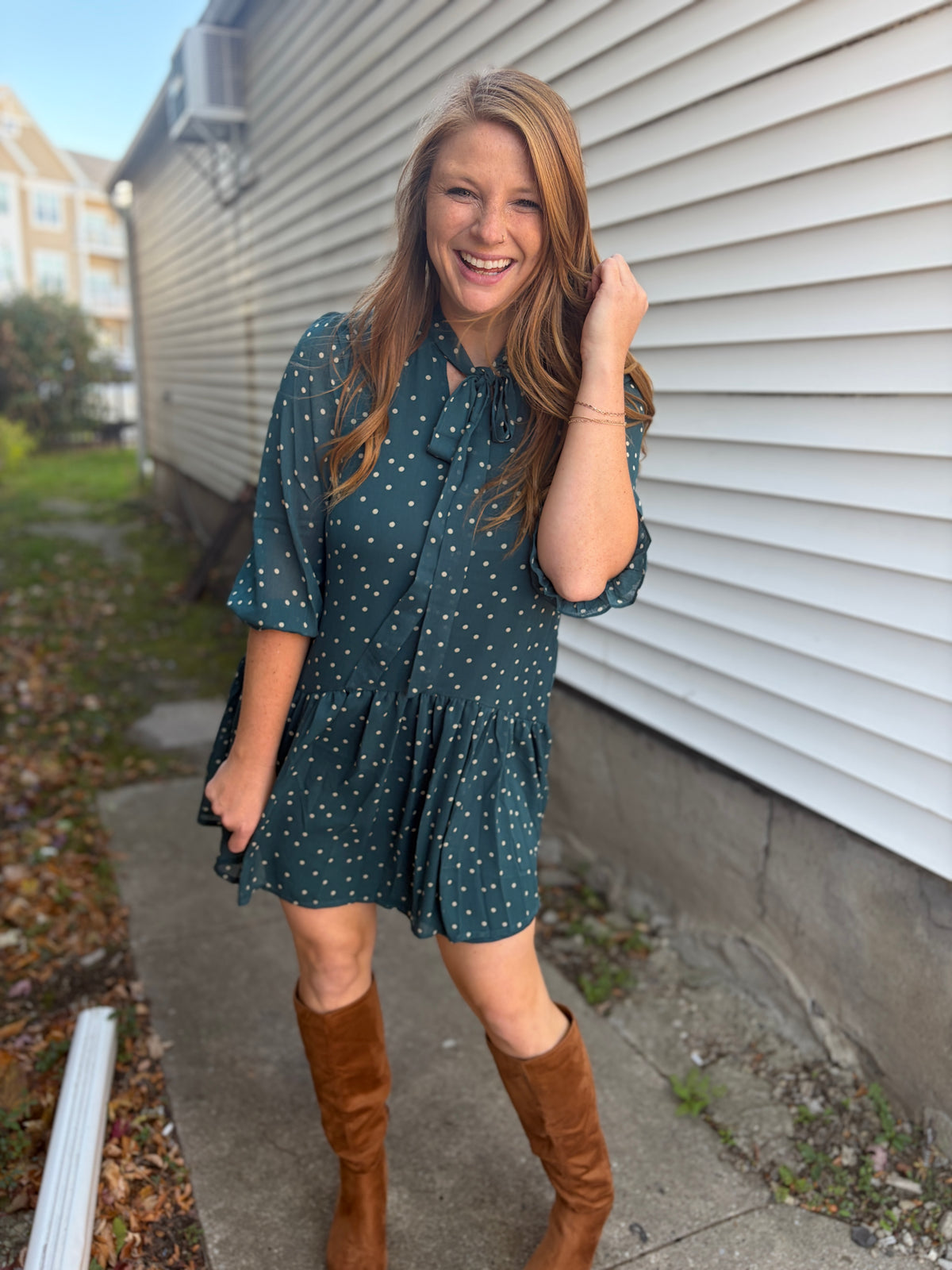 Juniper Dot Dress