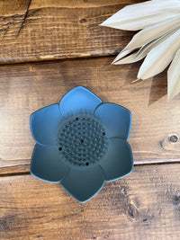 Shower Steamer Lotus Tray- Charcoal