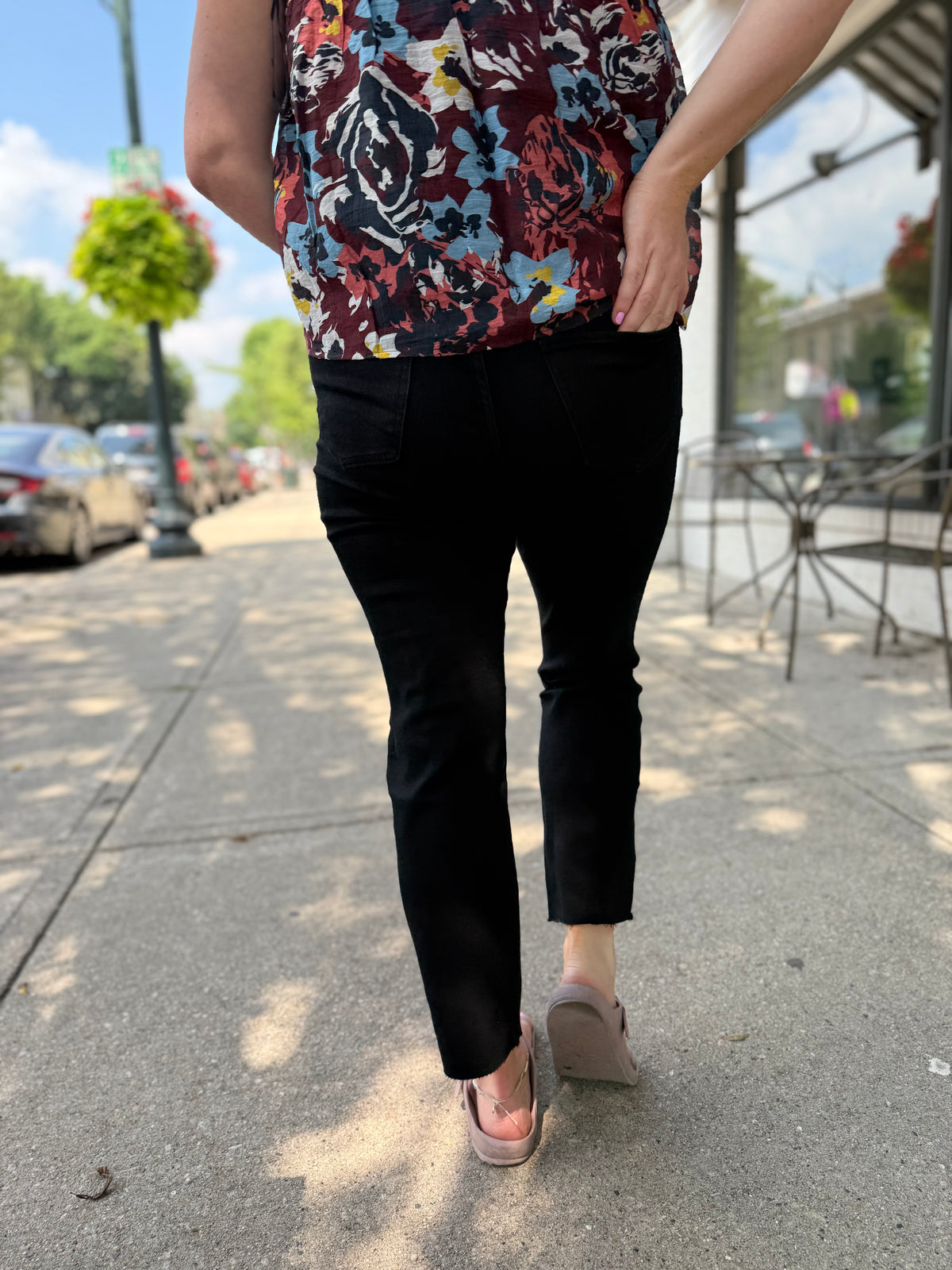 Hadley Distressed Stretch Skinny Pants
