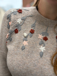 Floral Vine Sweater