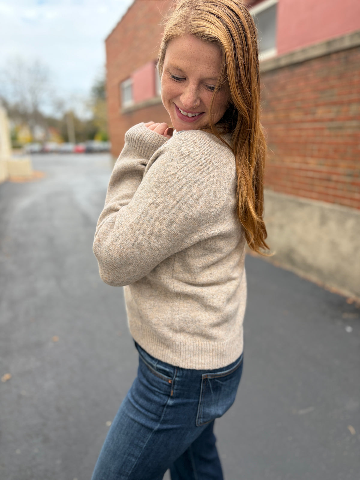 Floral Vine Sweater