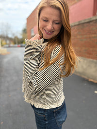 Spotted Stripe Cardigan