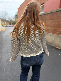 Spotted Stripe Cardigan
