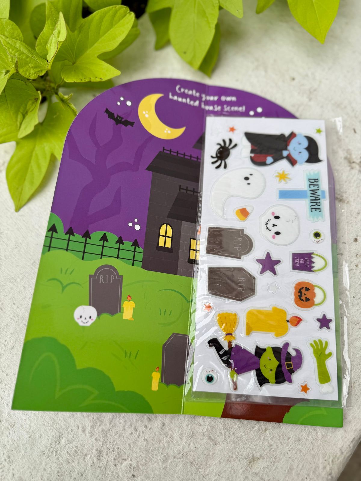 Haunted House - Halloween Sticktivity Book