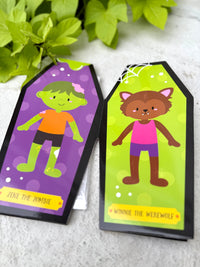 Dress The Monster - Halloween Sticktivity Book