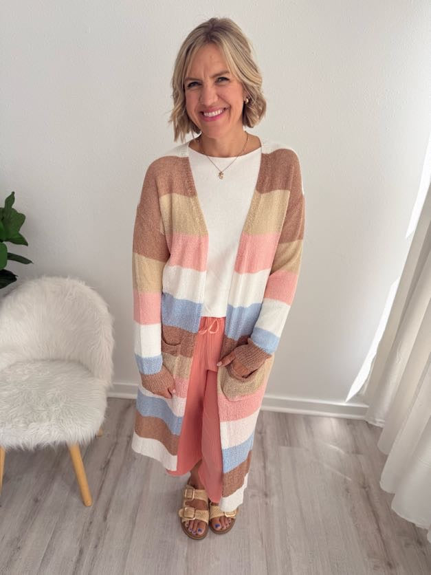 Golden Hour Colorblock Cardigan