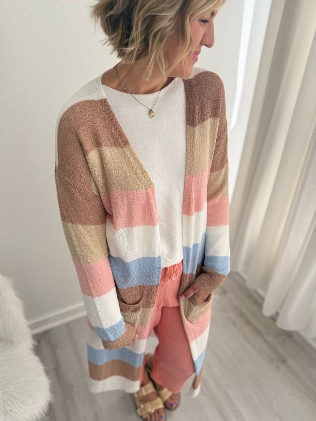Golden Hour Colorblock Cardigan