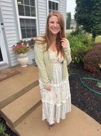 Moss Button Up Cardigan