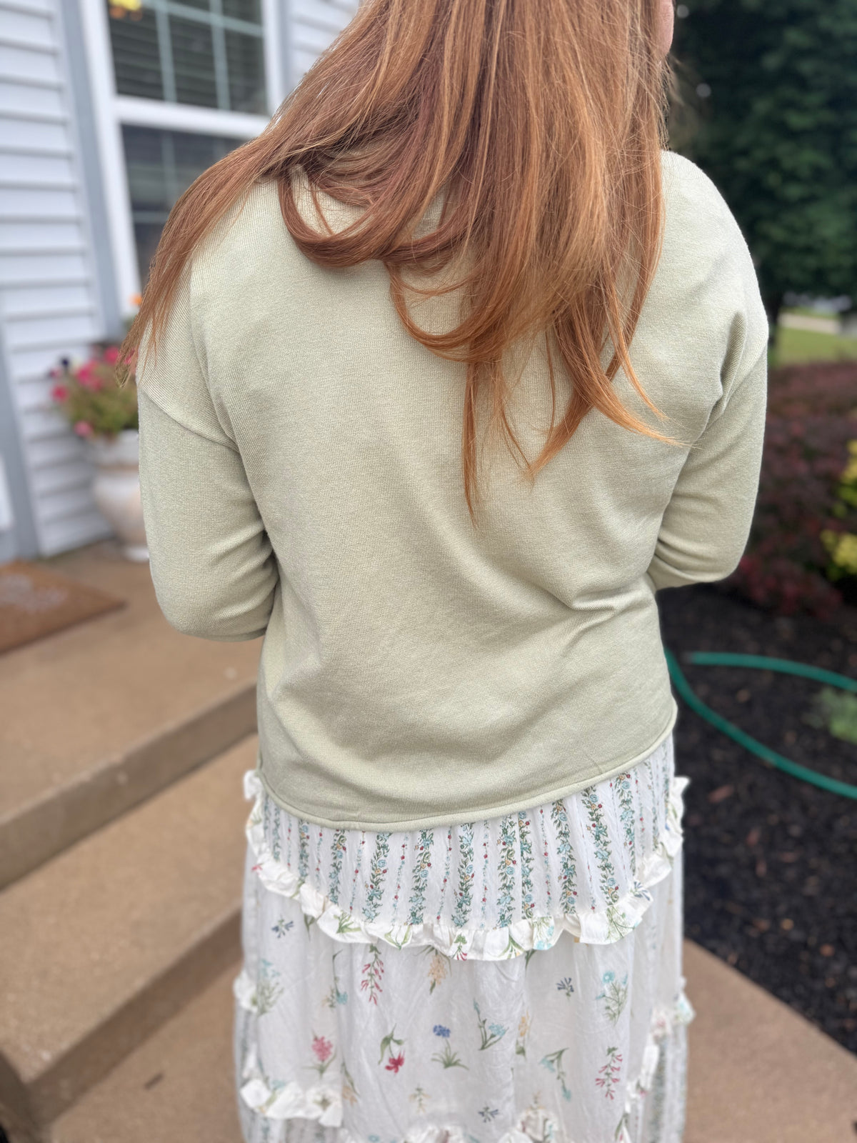 Moss Button Up Cardigan