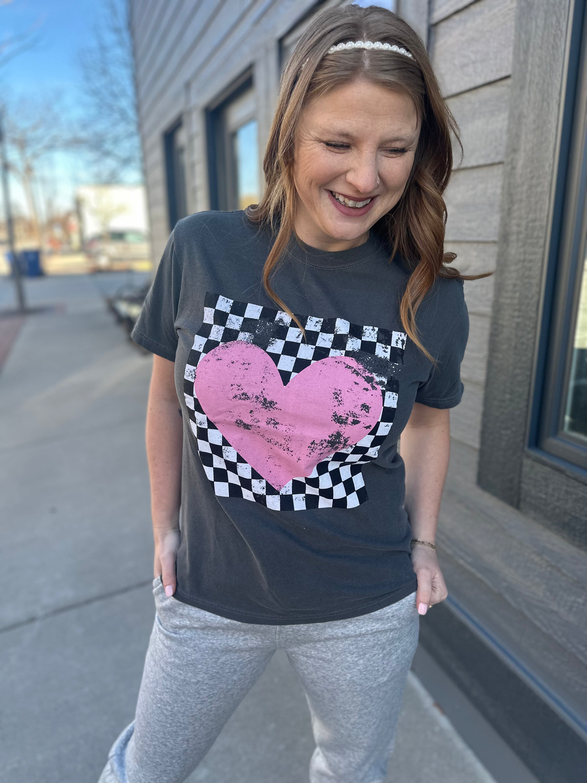 Check Mate Heart Graphic Tee