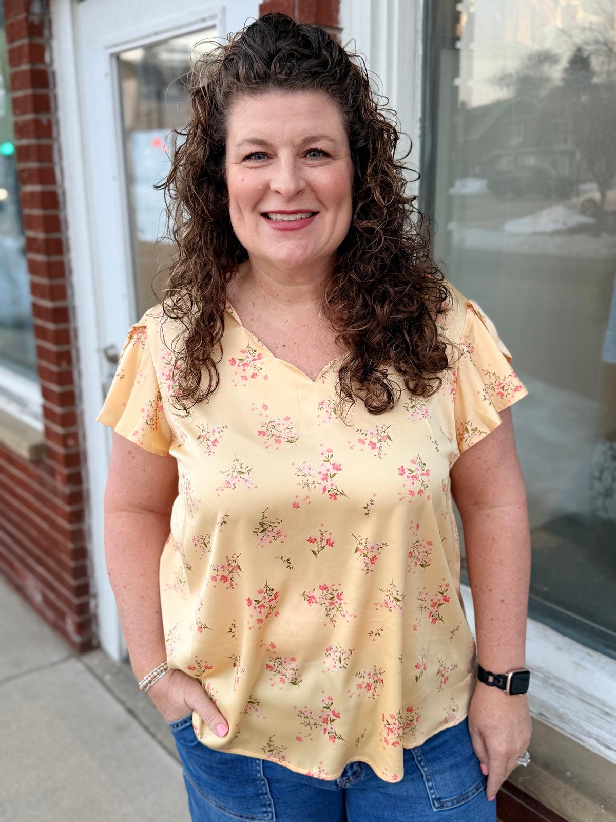 Buttercup Bloom Top -Plus Size