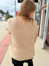 Soft Brushed Bow Knit Sweater
