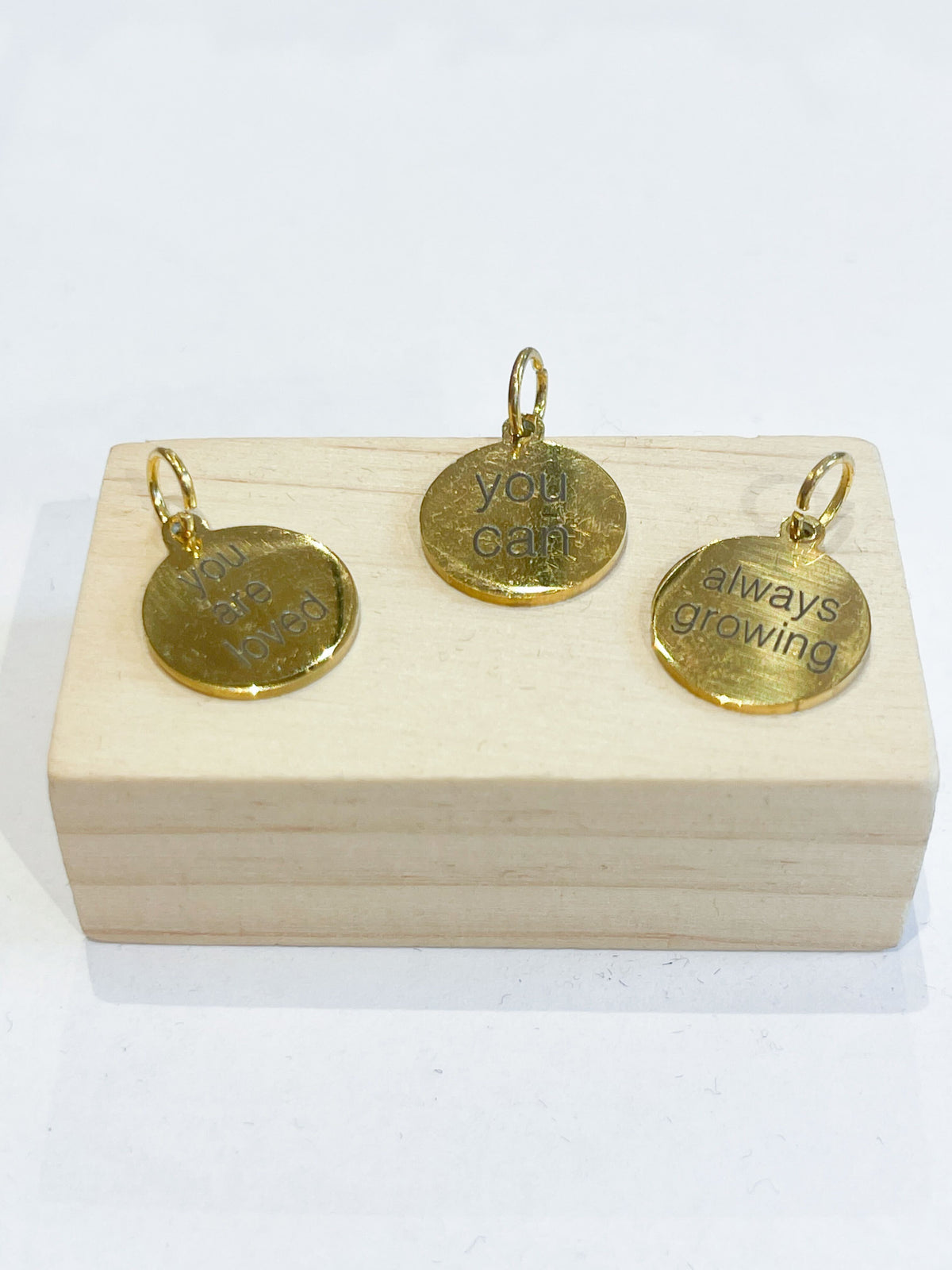 W&P Inspirational Gold Charms