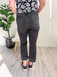 JBD Straight Leg Black Distressed Jeans