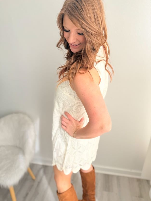 Heirloom Lace Ruffle Dress