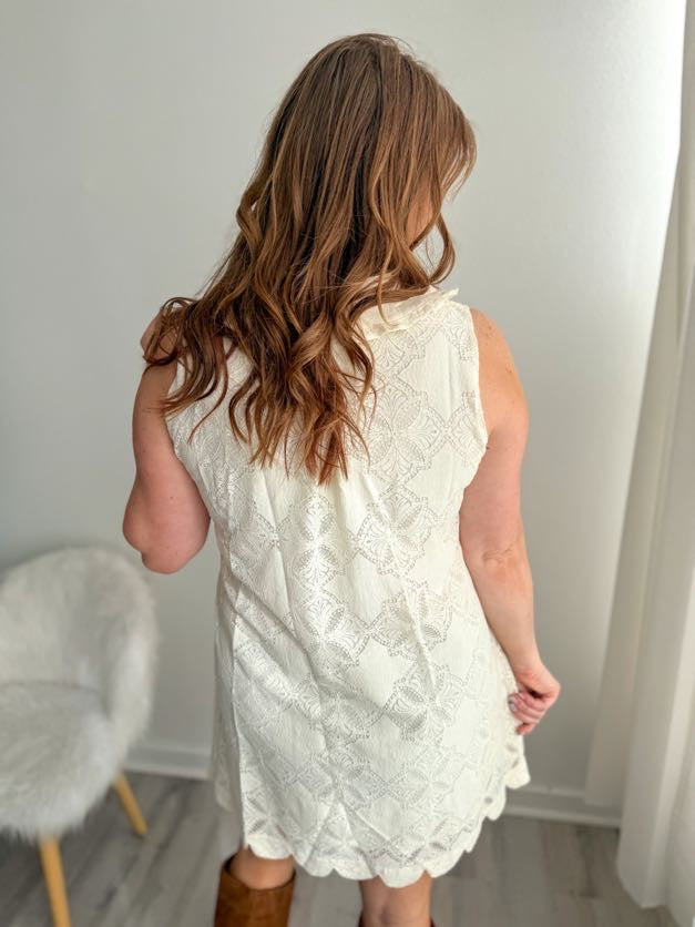 Heirloom Lace Ruffle Dress
