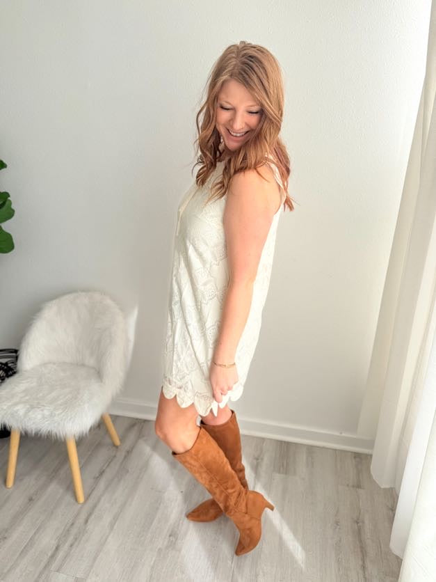 Heirloom Lace Ruffle Dress