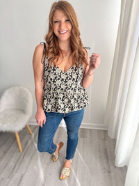 High Rise Button Fly Skinny Jean