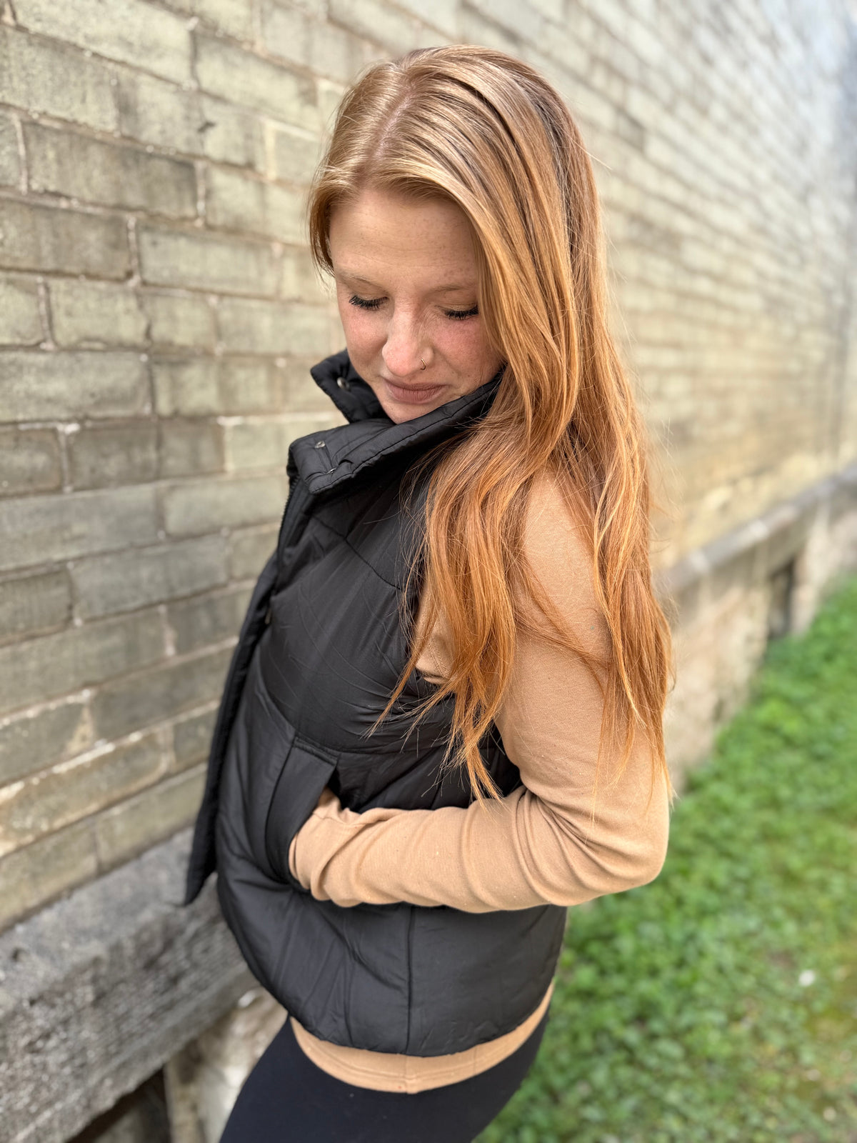 Classic Puffer Vest - Black