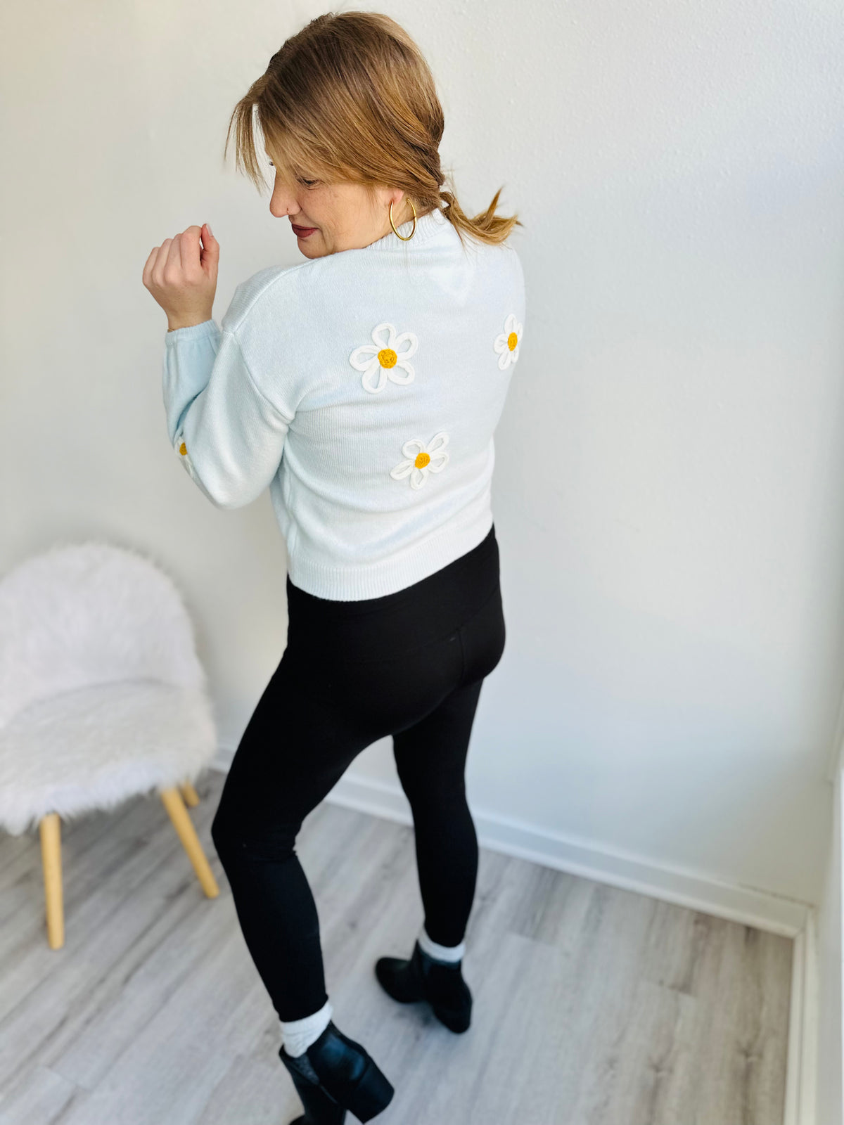 Robin Floral Embroidered Sweater