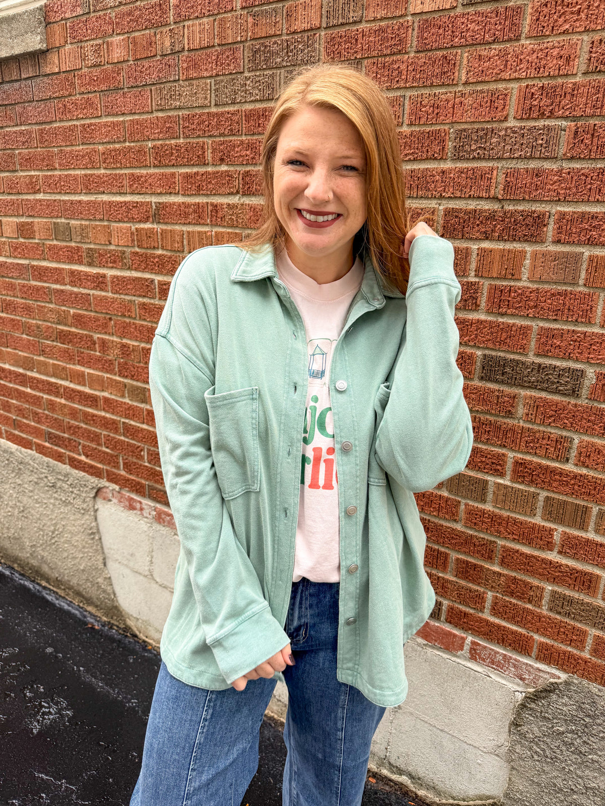 Moss Button Up Cardigan