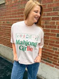 Mahjong Girlie Graphic Tee