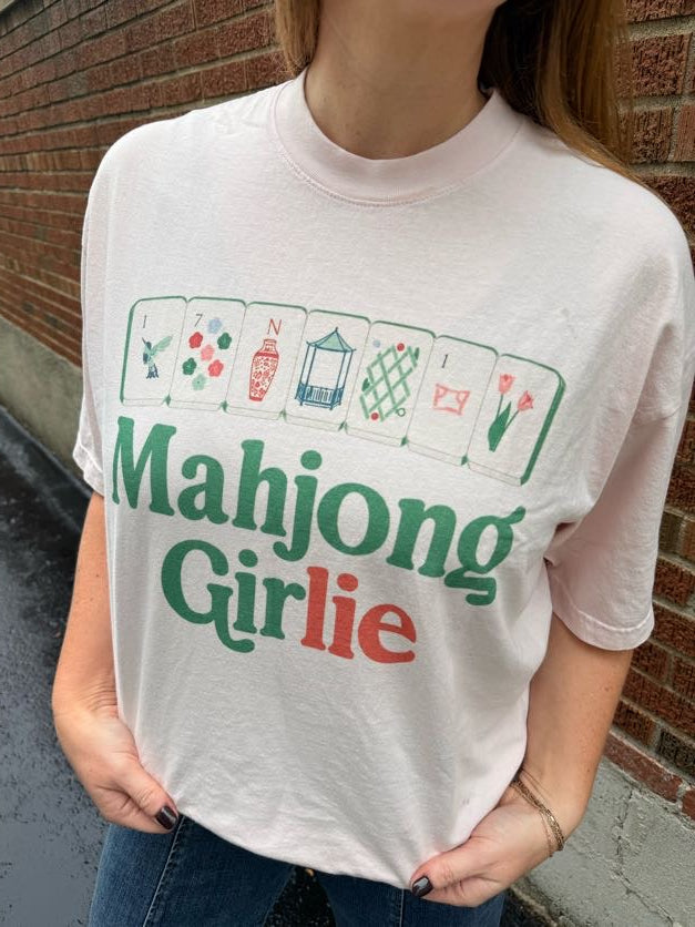 Mahjong Girlie Graphic Tee