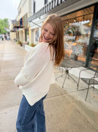 Ivory Cozy Knit Cardigan