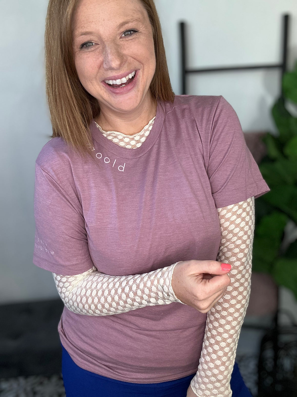 Beth Breezy Mesh Top