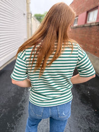 Greenline Stripe Top