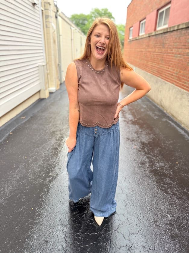 Blue Horizon Wide Leg Pants