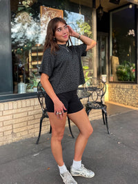Boxy Leopard Tee —PREORDER