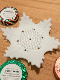 Silicone Tray - Snowflake - White