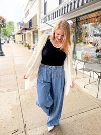 Ivory Cozy Knit Cardigan