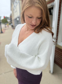 Allie Cross Sweater